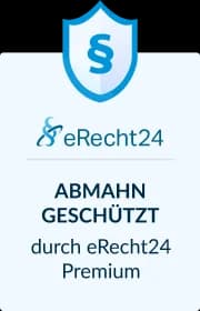 eRecht24 Siegel Abmahnschutz
