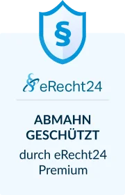 eRecht24 Siegel Abmahnschutz